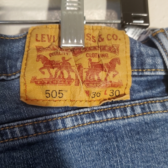 Men's 505 regular fit Levi's denim jeans 36x30 3 pairs for 60 - Picture 12 of 13